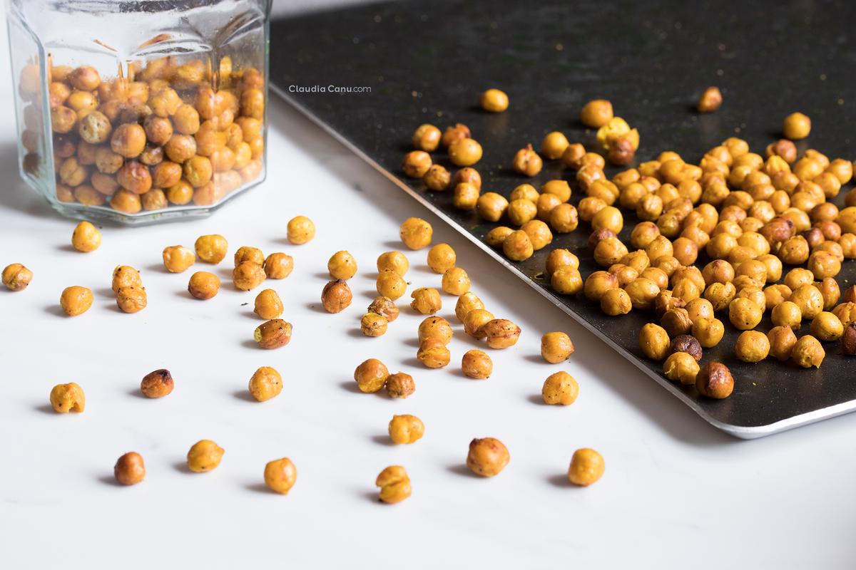 'Video thumbnail for Turmeric Roasted Chickpea Croutons'