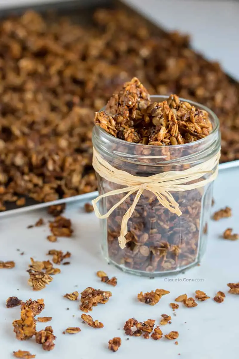 Almond Butter Granola, Healthy and EasyToMake Claudia Canu