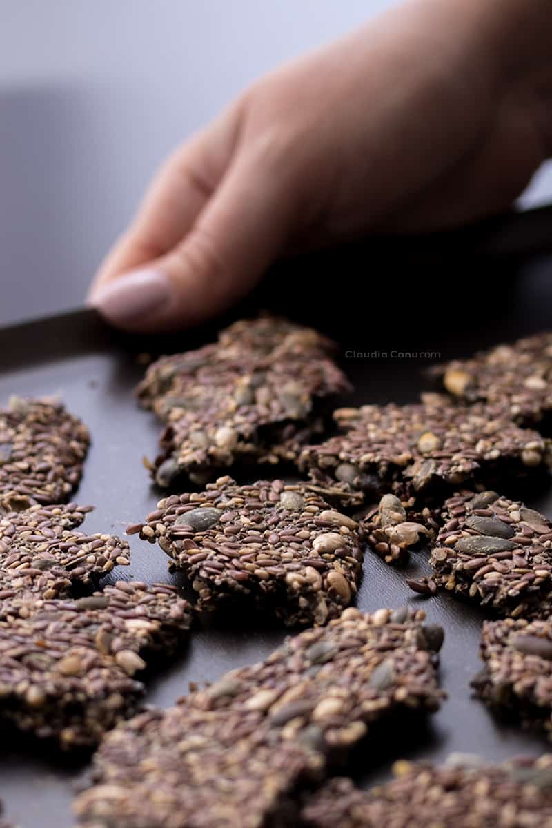 Easy Gluten-Free and Vegan Seed Crackers 