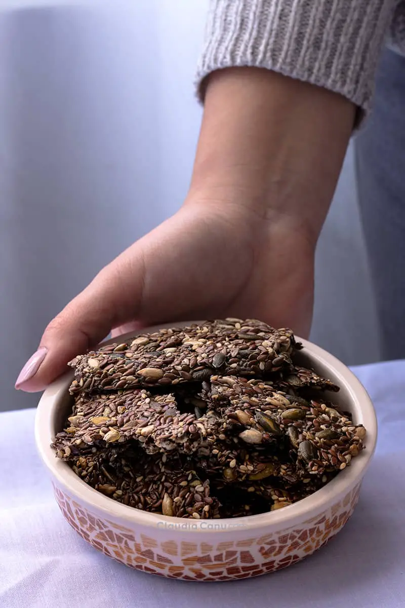 Easy Gluten-Free and Vegan Seed Crackers 