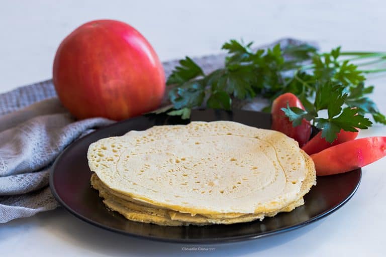 Tortillas veganas y sin gluten de harina de garbanzo