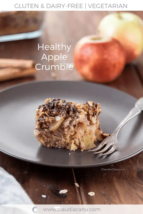 The Best Healthy Apple Crumble With Oats [Video Recipe] 🍎 Claudia Canu