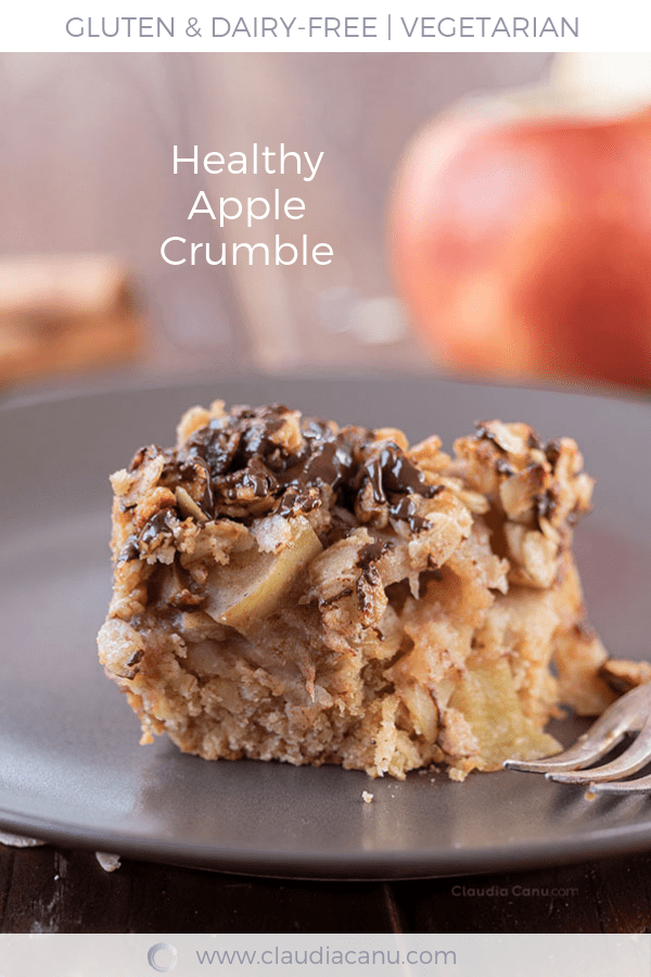 The Best Healthy Apple Crumble With Oats [Video Recipe] 🍎 Claudia Canu