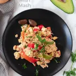 Mish Mash - recipe with eggs, peppers and cheese