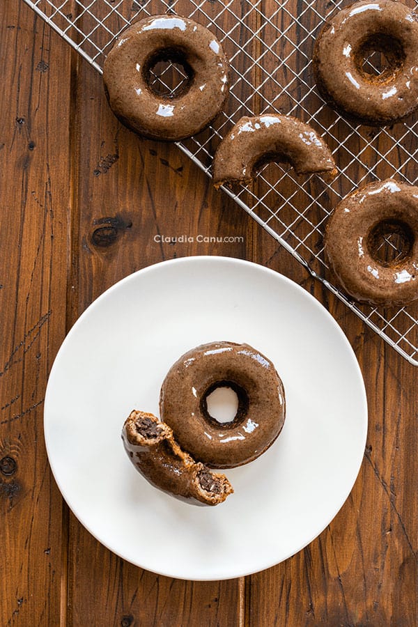 Healthy Baked Donuts Filled With Healthy Nutella