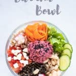 Gluten-free balanced Buddha bowl