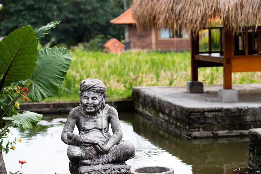 A statue in Bali
