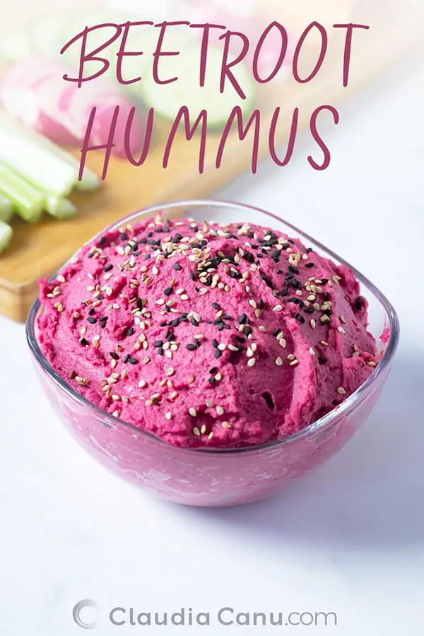 Beetroot And Chickpea Hummus Claudia Canu